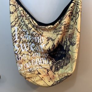 Harry Potter marauders map “I solemnly swear I’m up to no good” sling bag purse